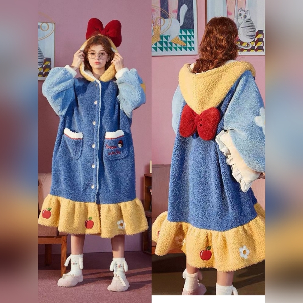 Snowwhite Plush Robe